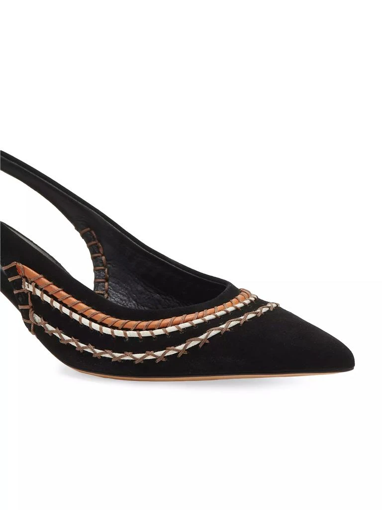 Ulla Johnson Antonia 55MM Suede Slingback Pumps 3