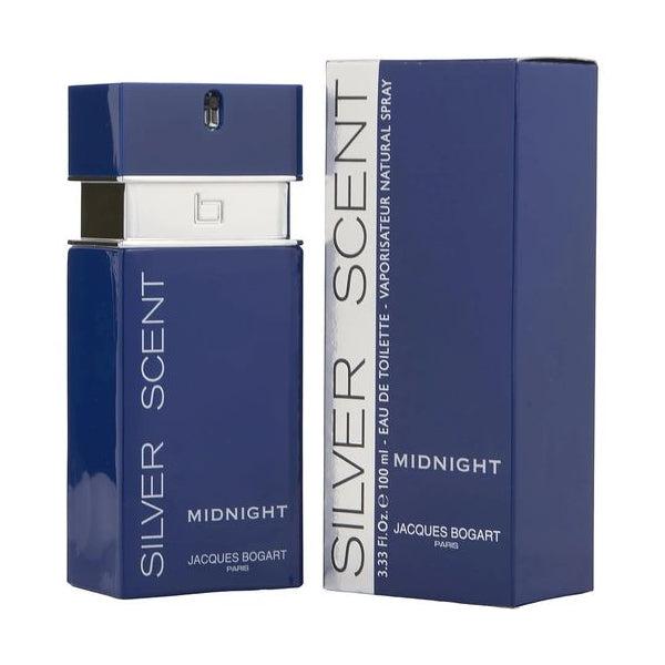 JACQUES BOGART Silver Scent Midnight for Men Eau de Toilette Spray TESTER 3.4 oz