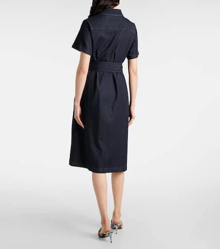 Dolce 
Gabbana Belted denim shirt dress 3