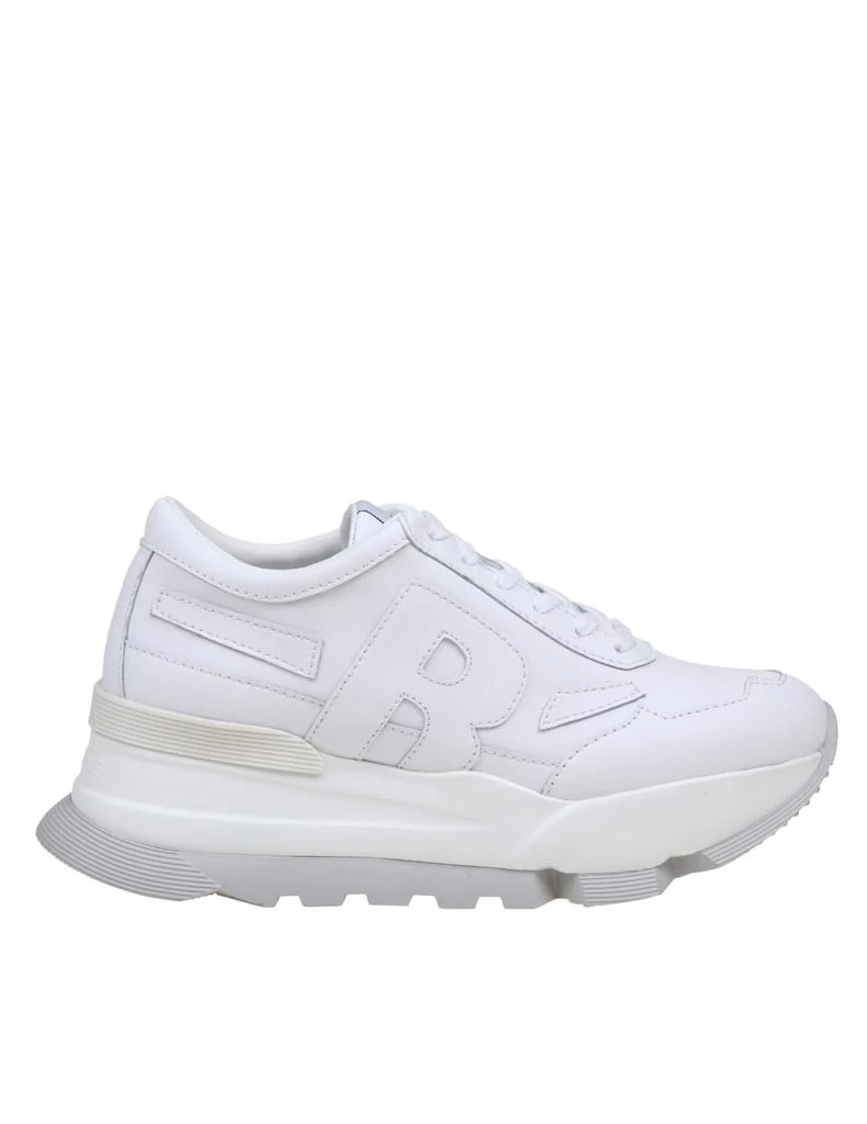 Ruco Line White Leather Sneakers 1