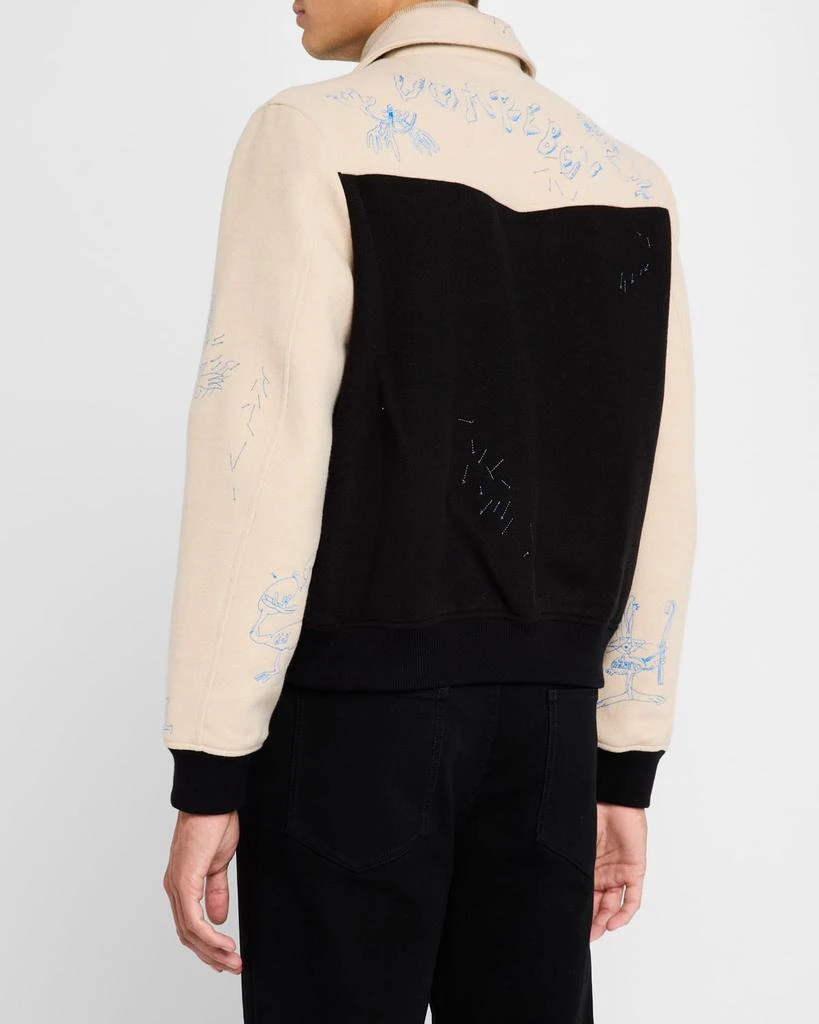 DOMREBEL Men's Scribs Bomber Jacket 3