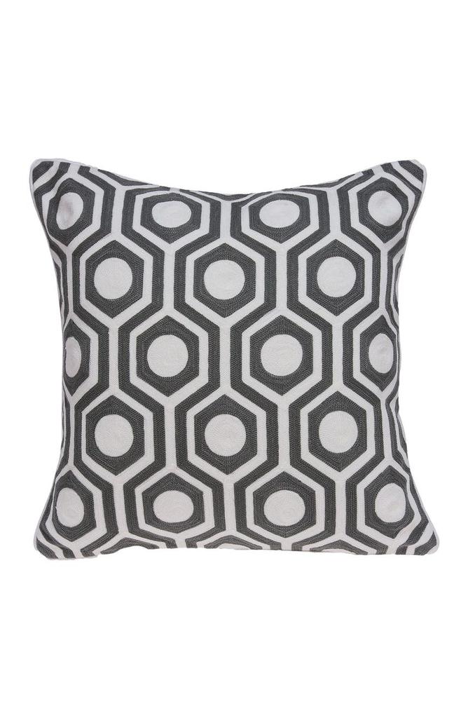 Parkland Ursae Traditional Pillow - 20" x 20" - Grey
