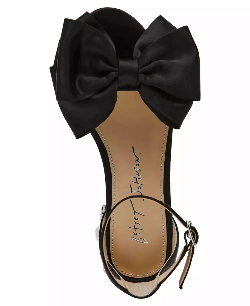 Betsey Johnson Little and Big Girls Lulu Dress Sandal with Pearl Heel 5