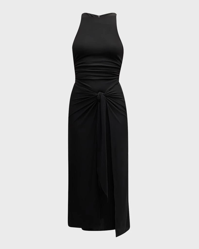 Cinq a Sept Andie Sleeveless Wrap-Skirt Midi Dress 1