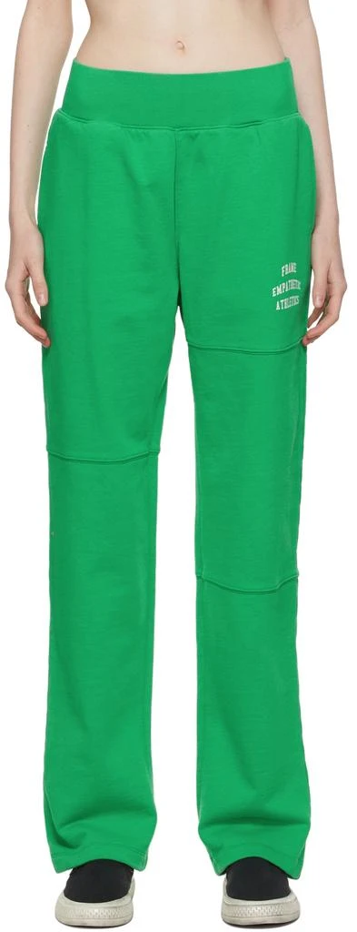FRAME Green Mixed Lounge Pants 1