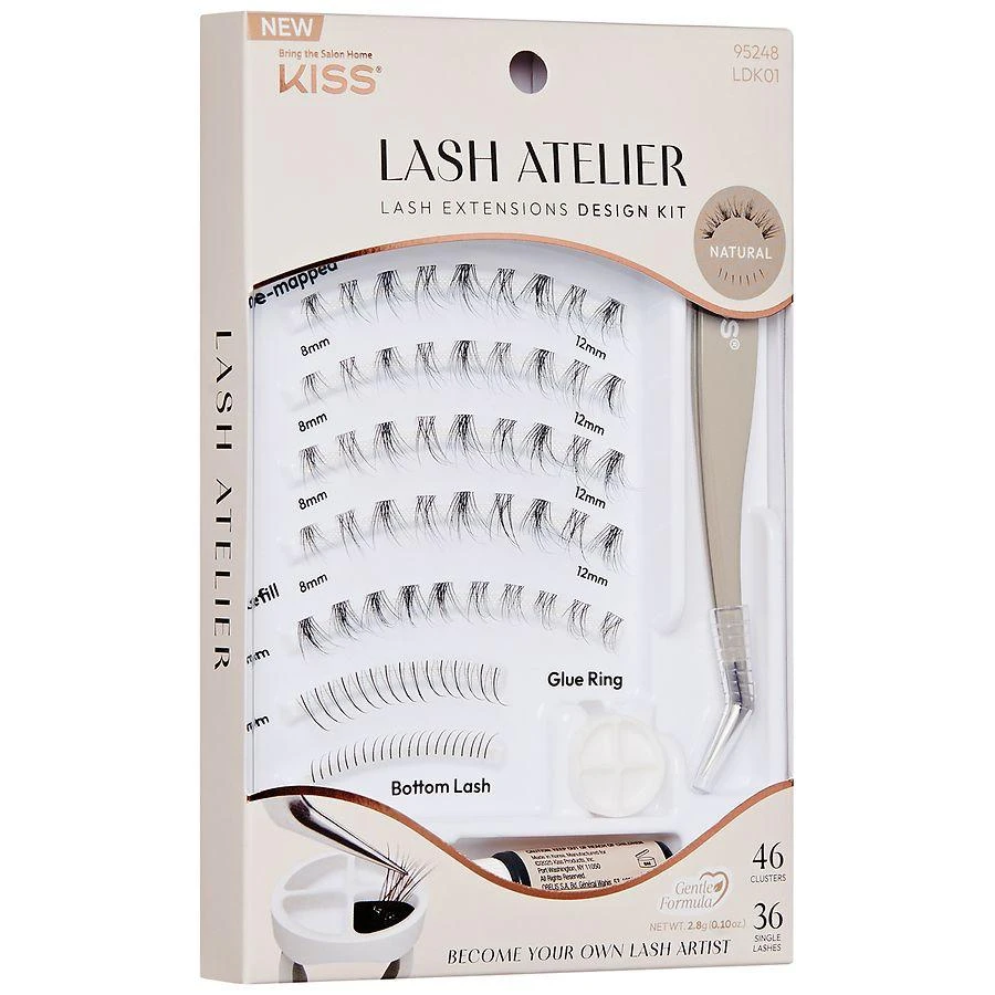Kiss Glue-On Lashes, Natural 7