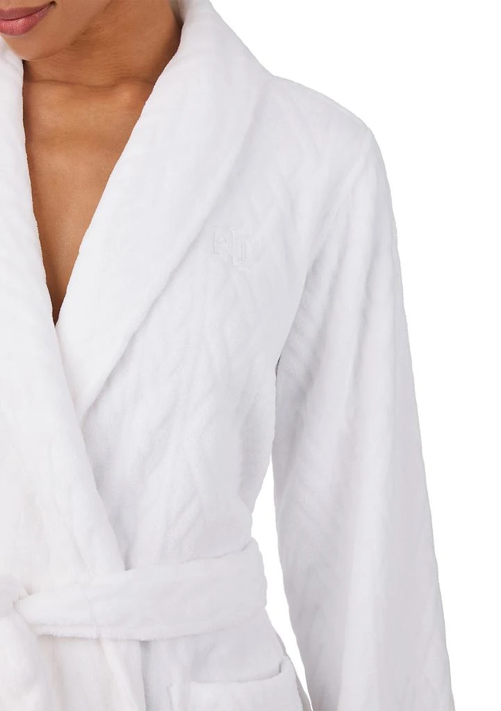 Ralph Lauren Long Sleeve Shawl Collar Short Robe 3