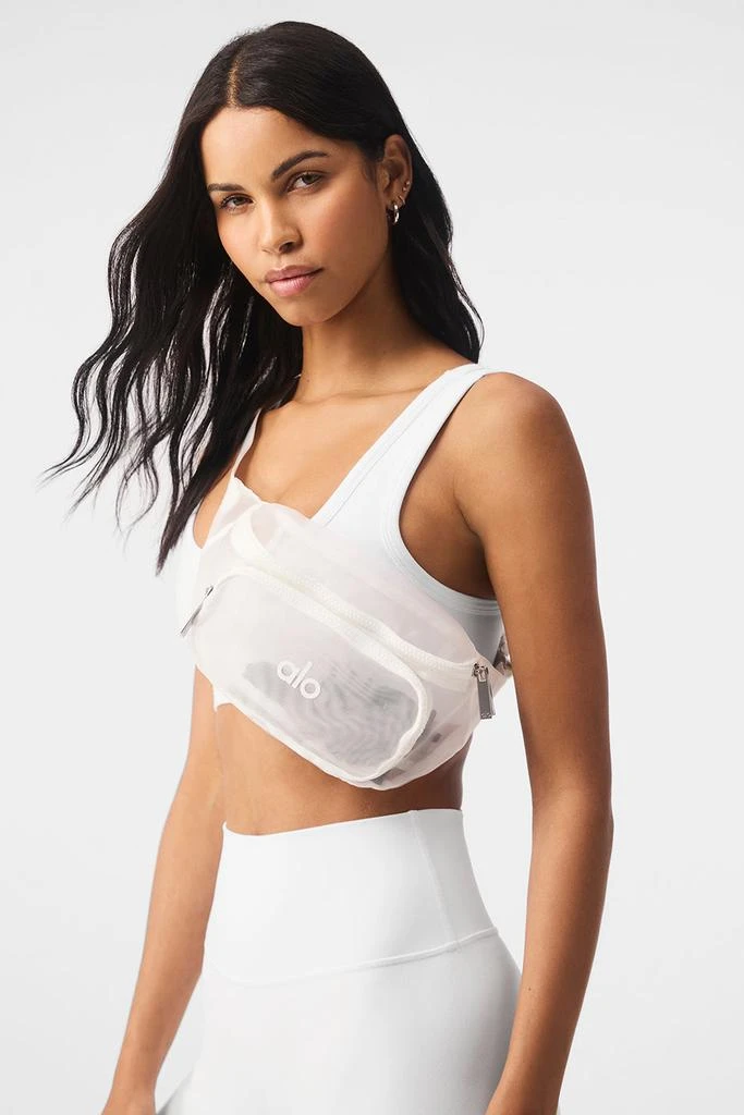Alo Sheer Fanny Pack - White 4