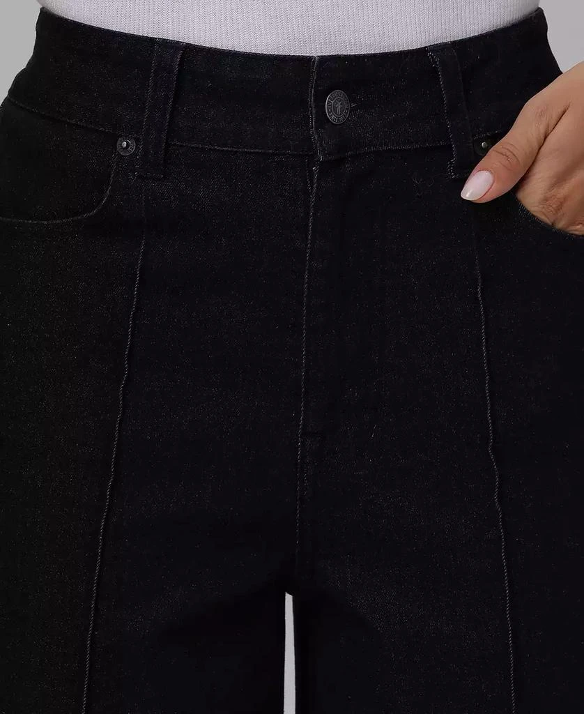 Frye Women's Mid-Rise Cropped Wide-Leg Denim Jeans 4