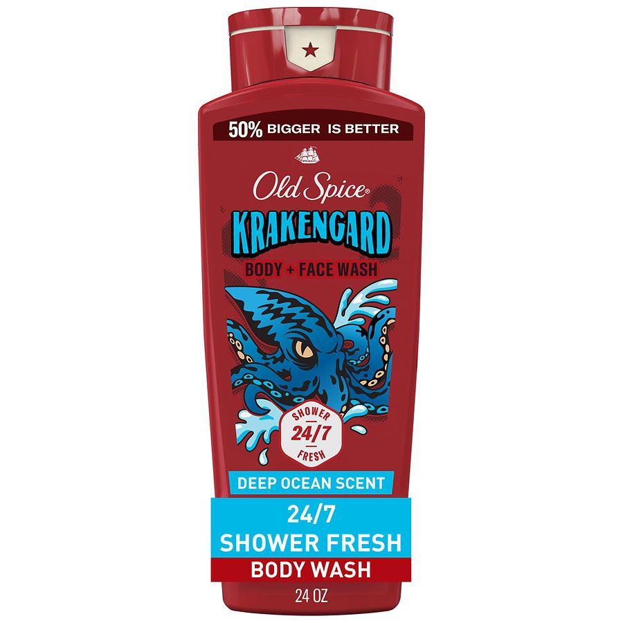 Old Spice Cleansing Body Wash for Men, 24/7 Shower Clean with Lasting Scent Deep Ocean