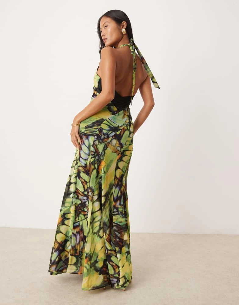 Shop Forever New Petite halter maxi dress in butterfly print on Sale at  BeyondStyle  Get 6% Off Forever New Petite halter maxi dress in butterfly  print with Limited-Time Flash Deals, Exclusive