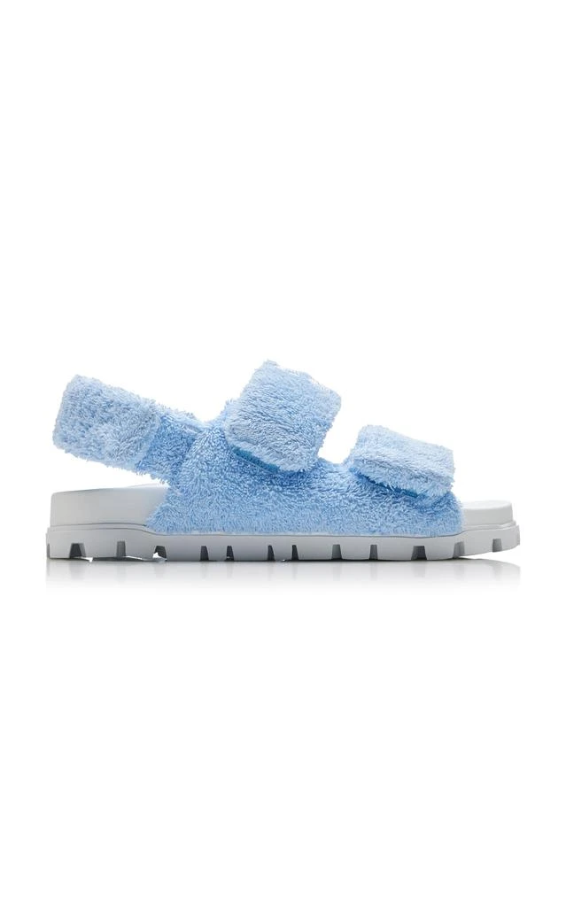Miu Miu Miu Miu - Lifestyle Terry Sandals - Blue - IT 37 - Moda Operandi 1