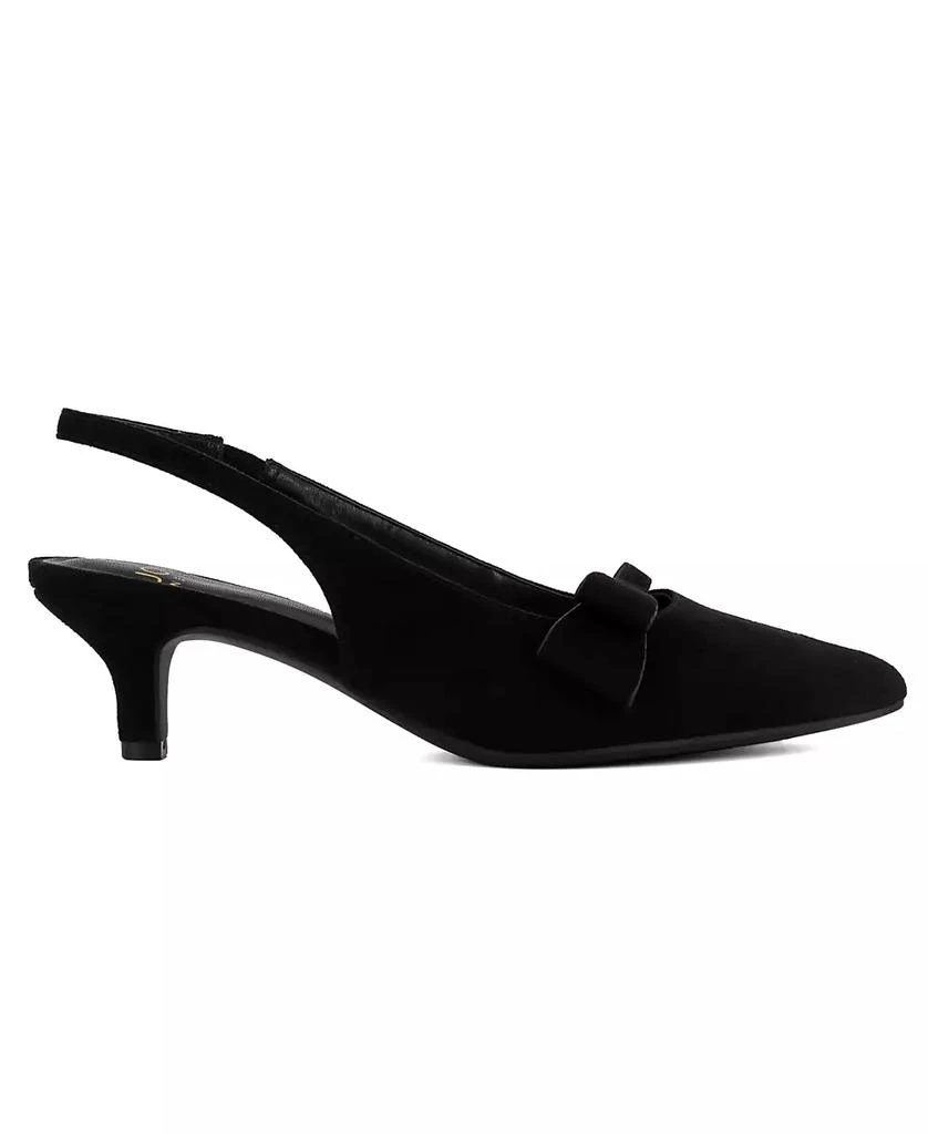JONES NEW YORK Women's Charbeau Kitten Heel Slingback Pumps 2