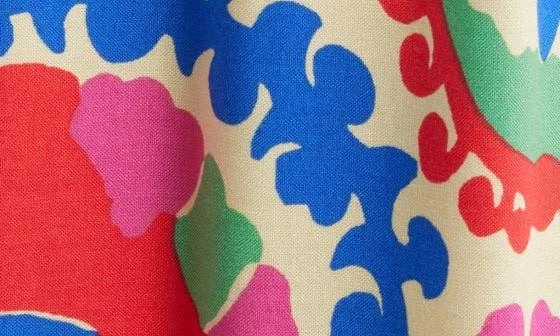 Vince Camuto Print Tiered Maxi Dress 8