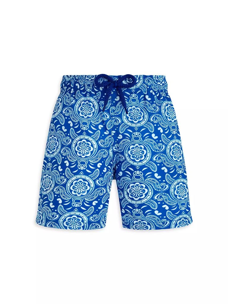 Vilebrequin Little Boy's & Boy's Graphic Turtle Swim Shorts 1