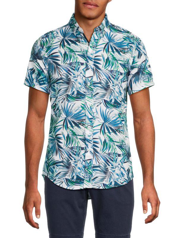 Report Leaf Print Shirt