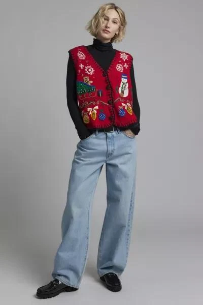 Urban Renewal Urban Renewal Vintage Holiday Sweater Vest 3