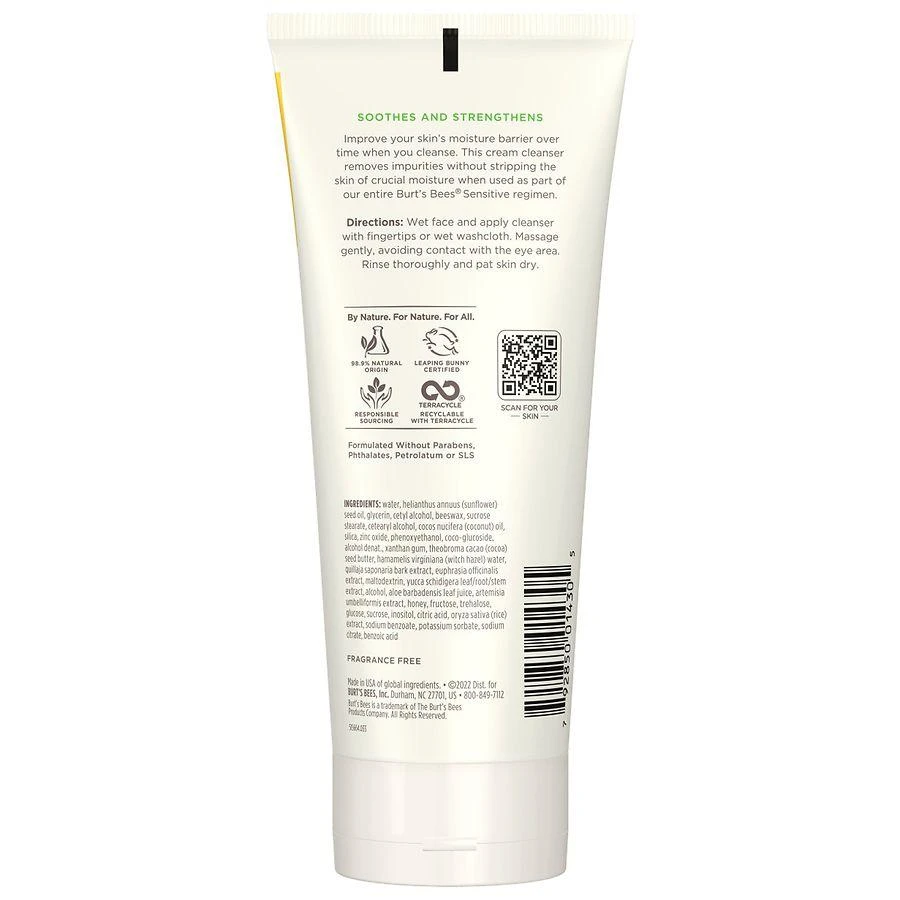 Burt's Bees Gentle Cream Cleanser with Aloe for Sensitive Skin 2