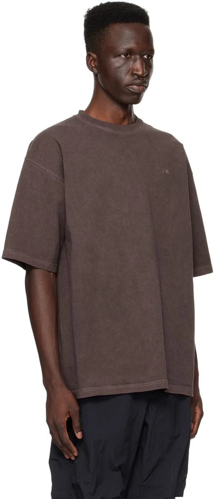 JieDa Brown Overdyed T-Shirt 2