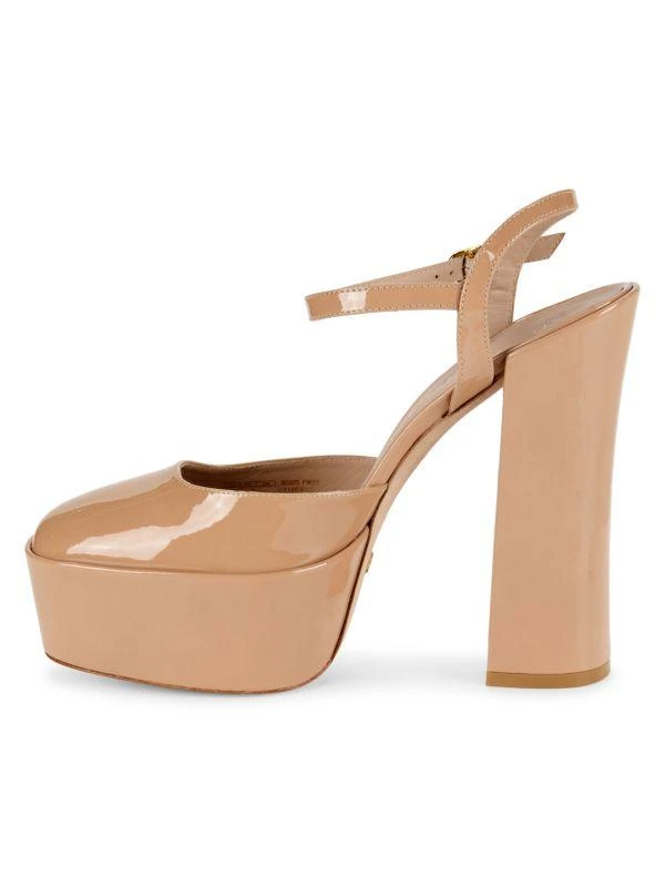 Stuart Weitzman Skyhi Patent Leather Platform Pumps 4