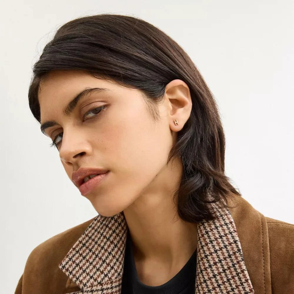 Coach S Initial Stud Earrings Set 2