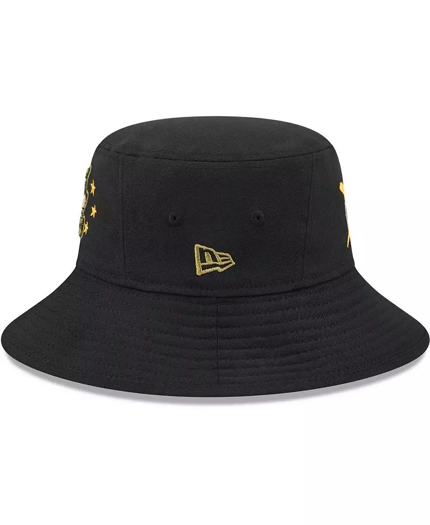 New Era Men's Black Atlanta Braves 2024 Armed Forces Day Bucket Hat 3