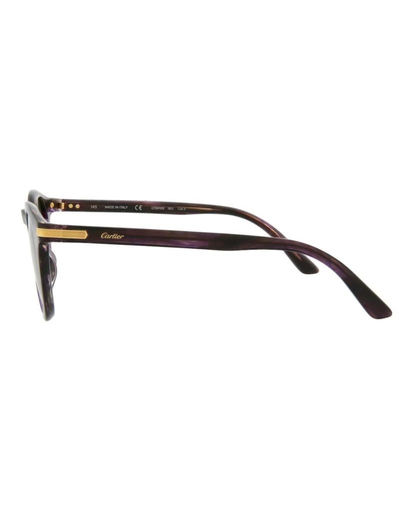 Cartier C DE Round-Frame Acetate Sunglasses 3