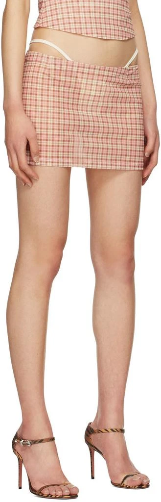 Miaou Pink Fig Mini Skirt 2