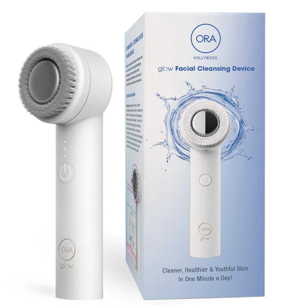 Beauty ORA Beauty ORA Glow Facial Cleansing Device with Dual 3D Sonic and Ionic Deep Pore Cleansing