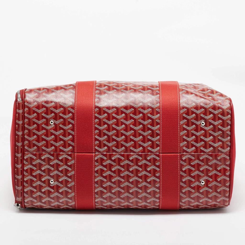 Goyard Goyard Red Goyardine Coated Canvas Voltigeur MM Pet Carrier 6