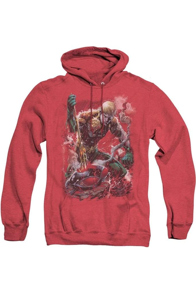 Gildan Justice League of America Finished Adult Heather Hoodie / Hooded Sweatshirt 1