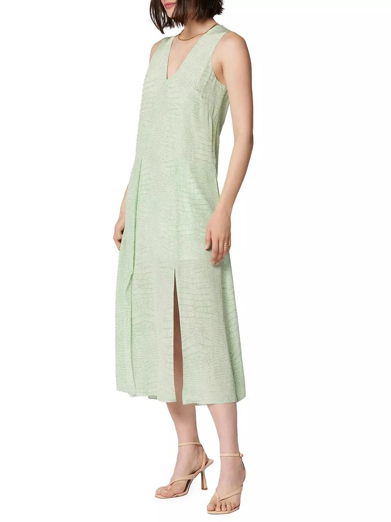 Equipment Alice Silk Crocodile Midi-Dress 3