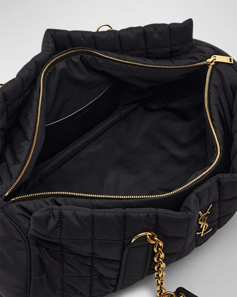 Yves Saint Laurent Gloria Travel YSL Duffel Bag in Quilted Nylon 4