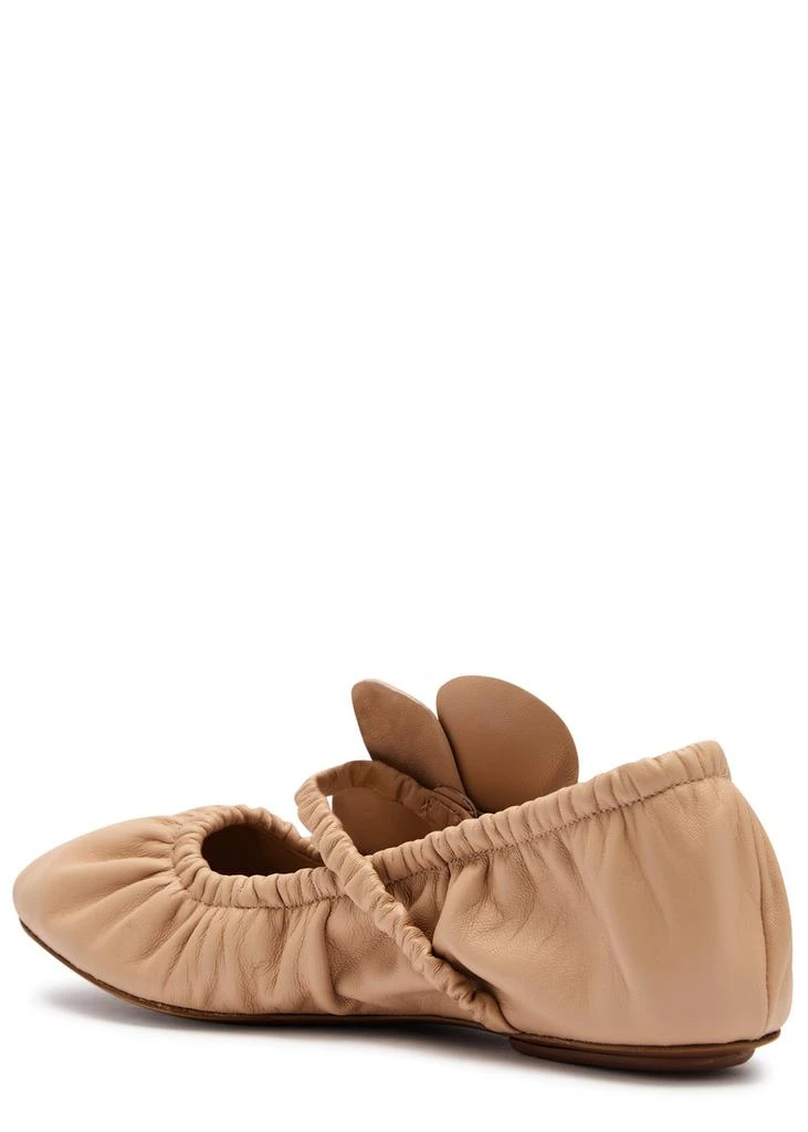 Zimmermann Orchid leather ballet flats 2
