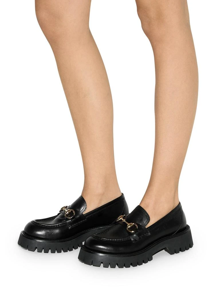 Gucci WOMEN`S LUG SOLE LOAFER WITH HORSEBIT 2