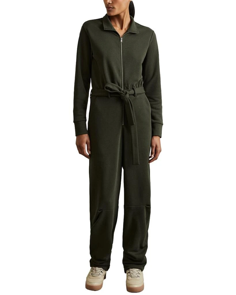 REISS Nina Utility Zip Jumpsuit