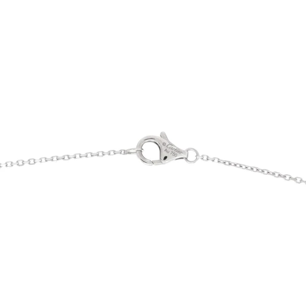 Cartier Amulette de  Pendant Necklace 18K White Gold and Pave Diamonds XS 2