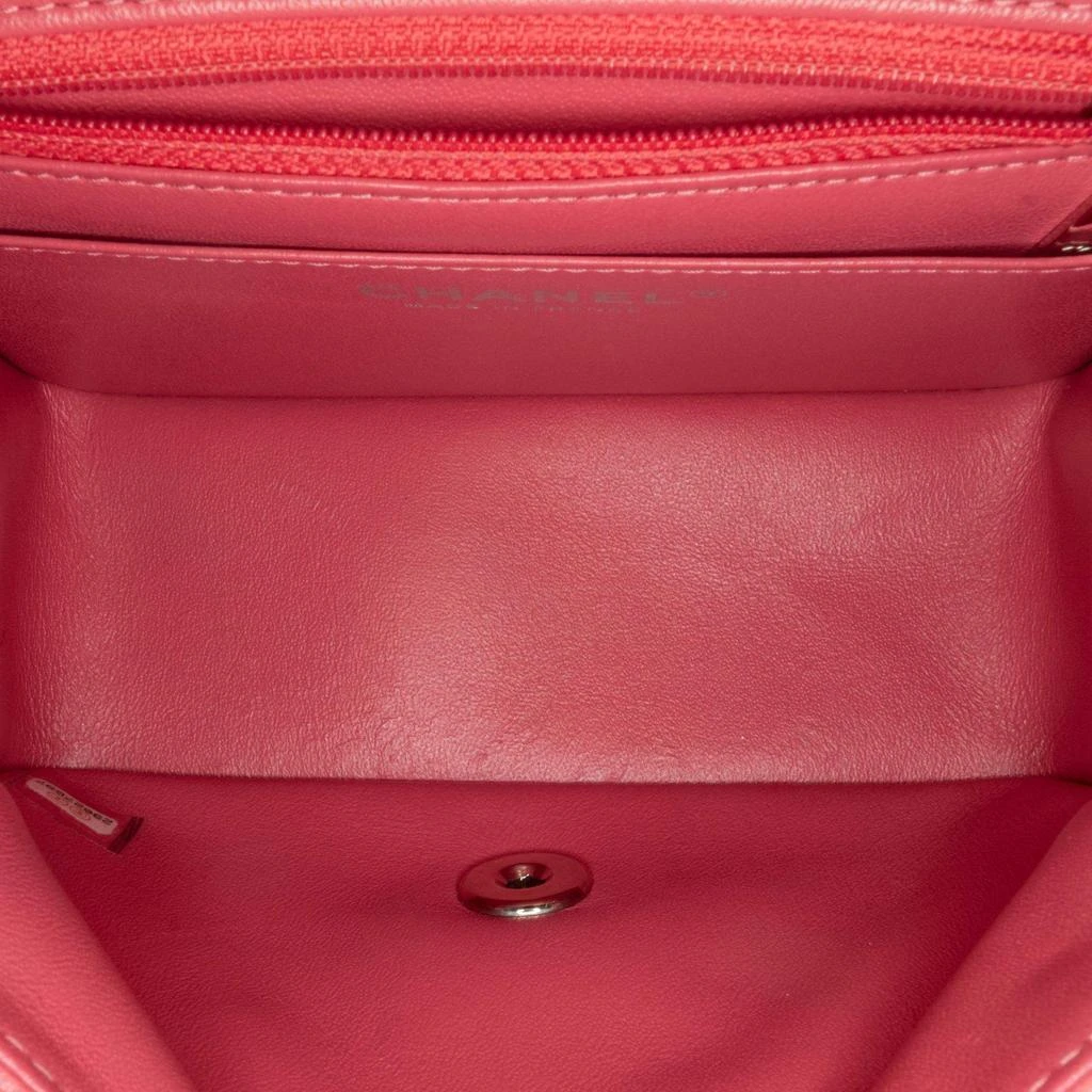 Chanel Chanel Pink Mini Square Classic Lambskin Single Flap Bag 4