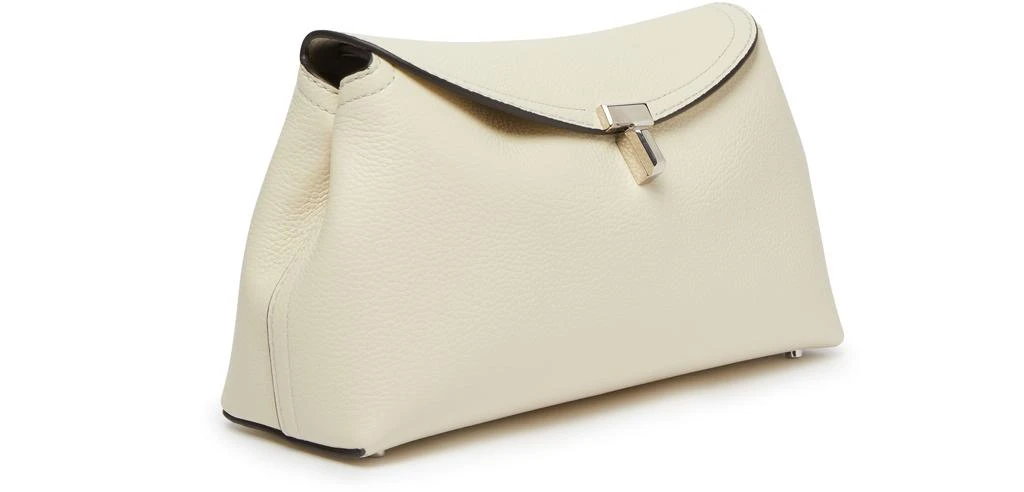 Totême T-Lock leather clutch bag 3