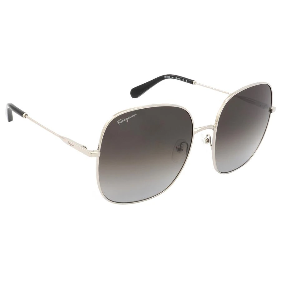 Salvatore Ferragamo Salvatore Ferragamo Grey Gradient Square Ladies Sunglasses SF300S 041 59 3
