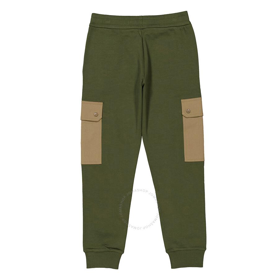 Moncler Kids Stretch-Cotton Cargo Joggers