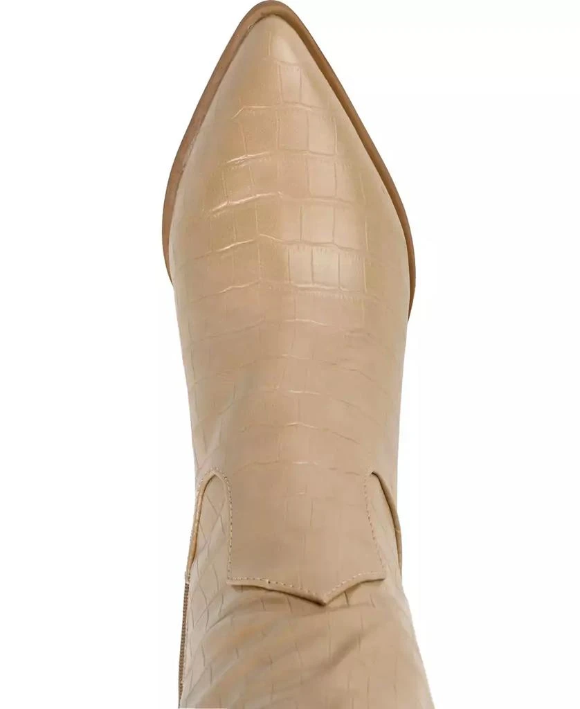 Journee Collection Women's Therese Wide Width Wide Calf Block Heel Knee High Dress Boots 4