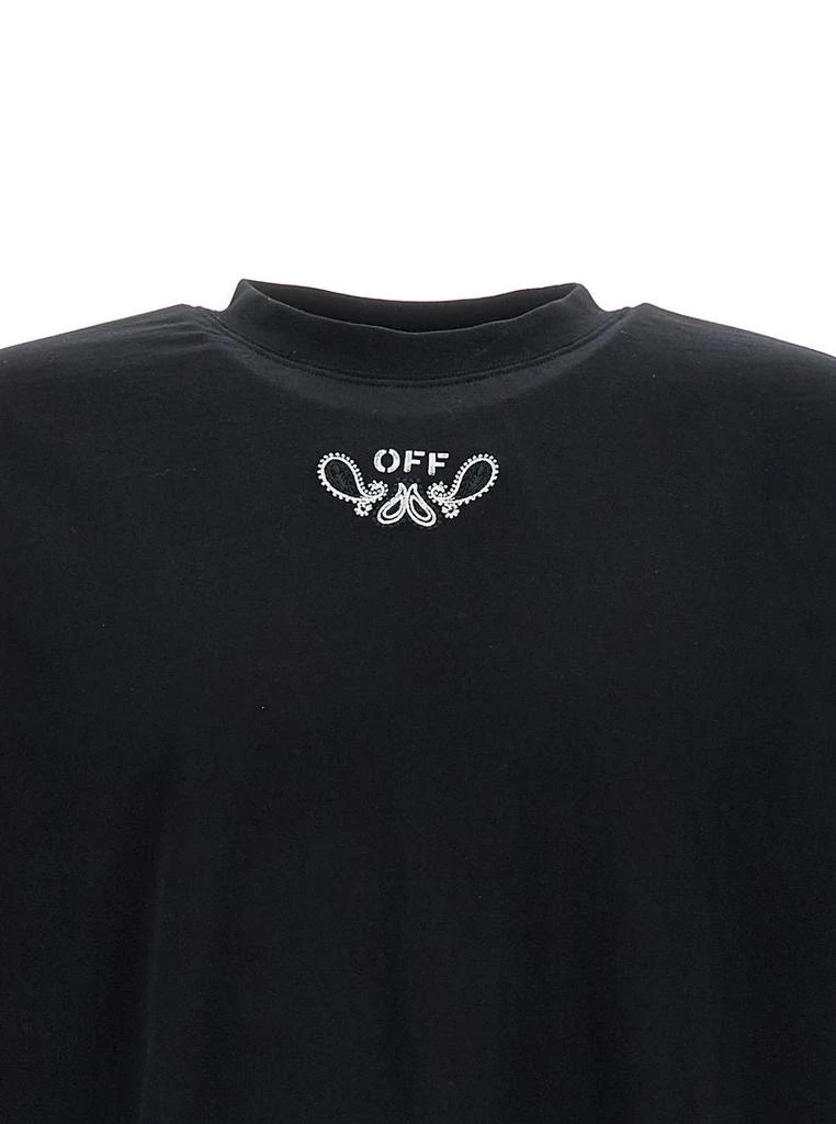 Off-White Off-White T-Shirt With Bandana Pattern 3