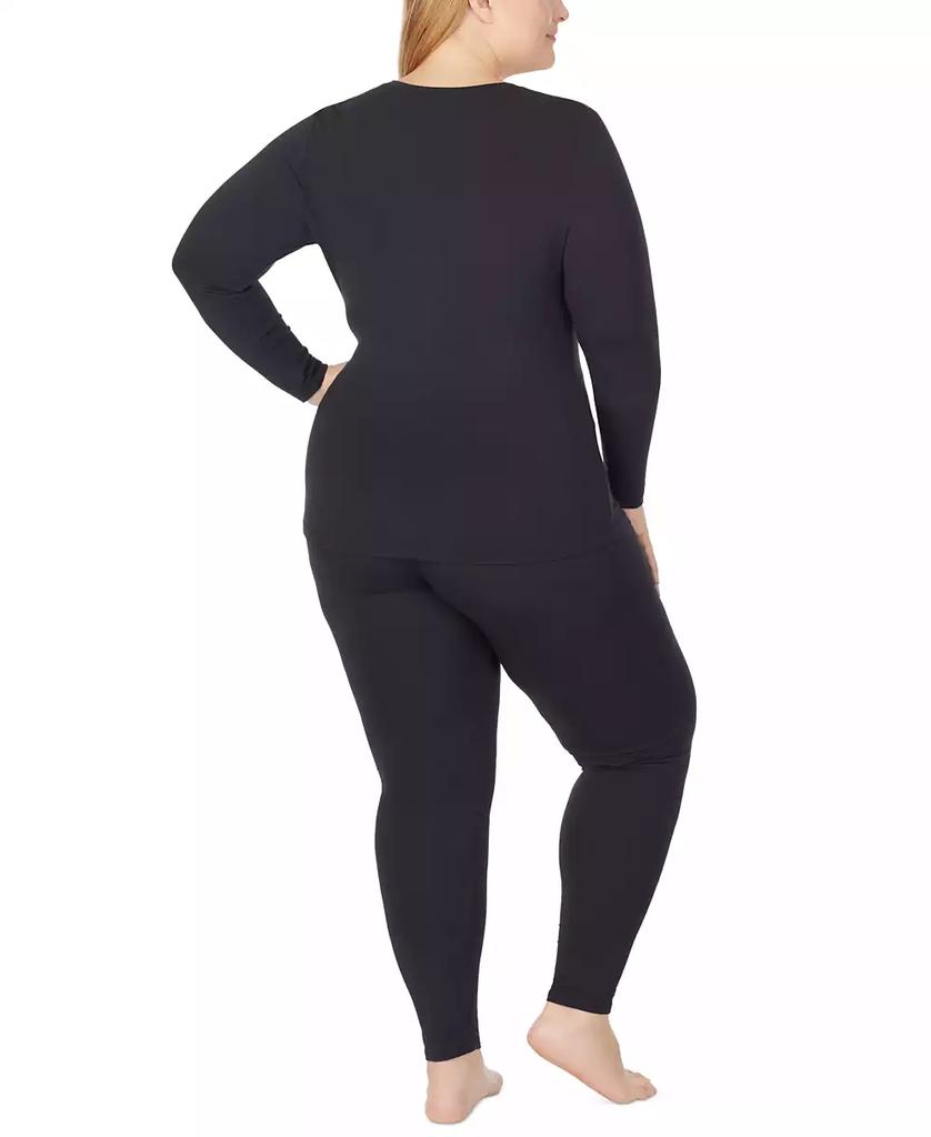 Cuddl Duds Plus Size Softwear with Stretch V-Neck Top