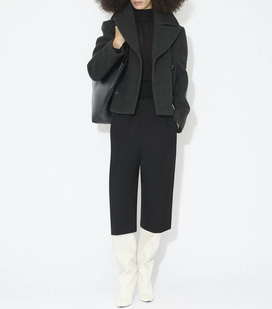 Alaïa Merino Wool Pea Coat 2