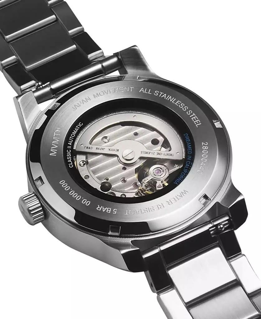 MVMT Men's Classic II Automatic Silver-Tone Stainless Steel Watch 42mm 5