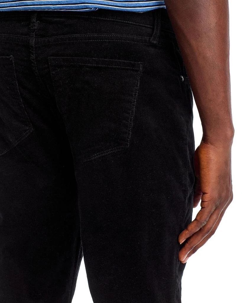 MONFRÈRE MONFRERE Brando Slim Fit Needle Cord Jeans in Noir Black 7