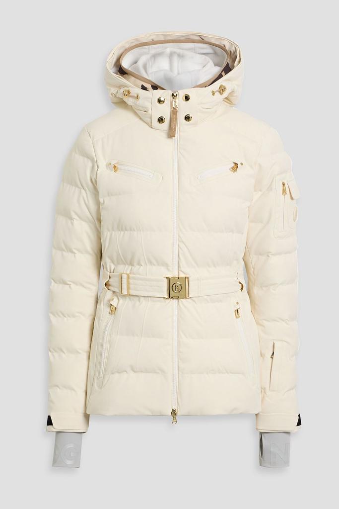 Bogner Ellya belted quilted ski jacket