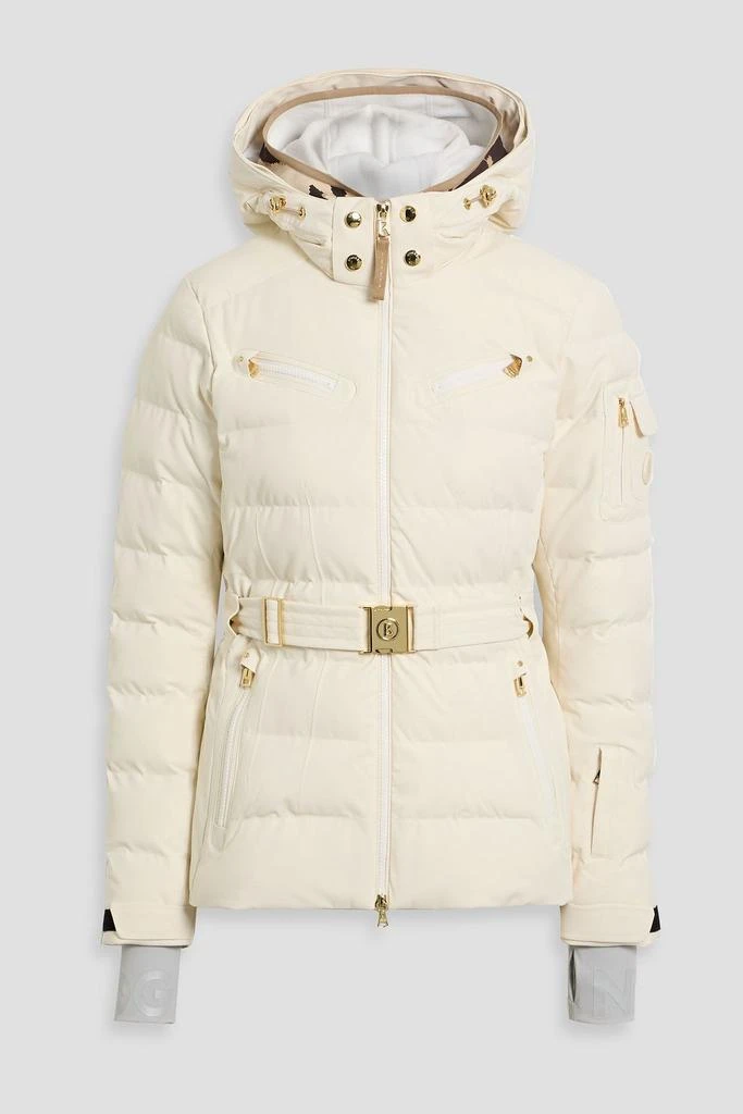 Bogner Ellya belted quilted ski jacket 1