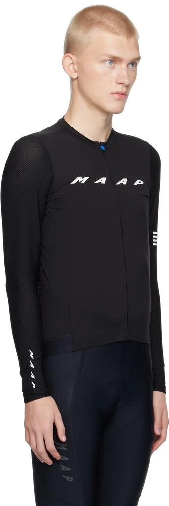 MAAP Black Evade Pro Base LS Jersey 2.0 T-shirt 2